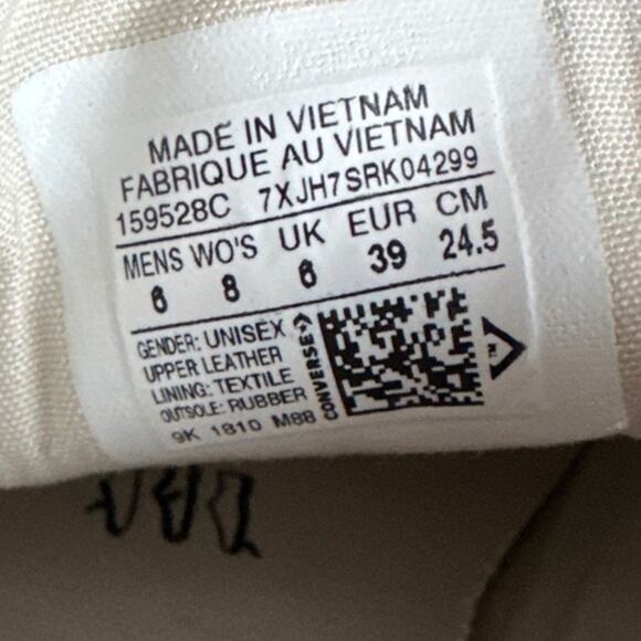 Converse Chuck Taylor Nubuck Low Top Sneakers Shoes Size W8/M6 - Picture 6 of 6